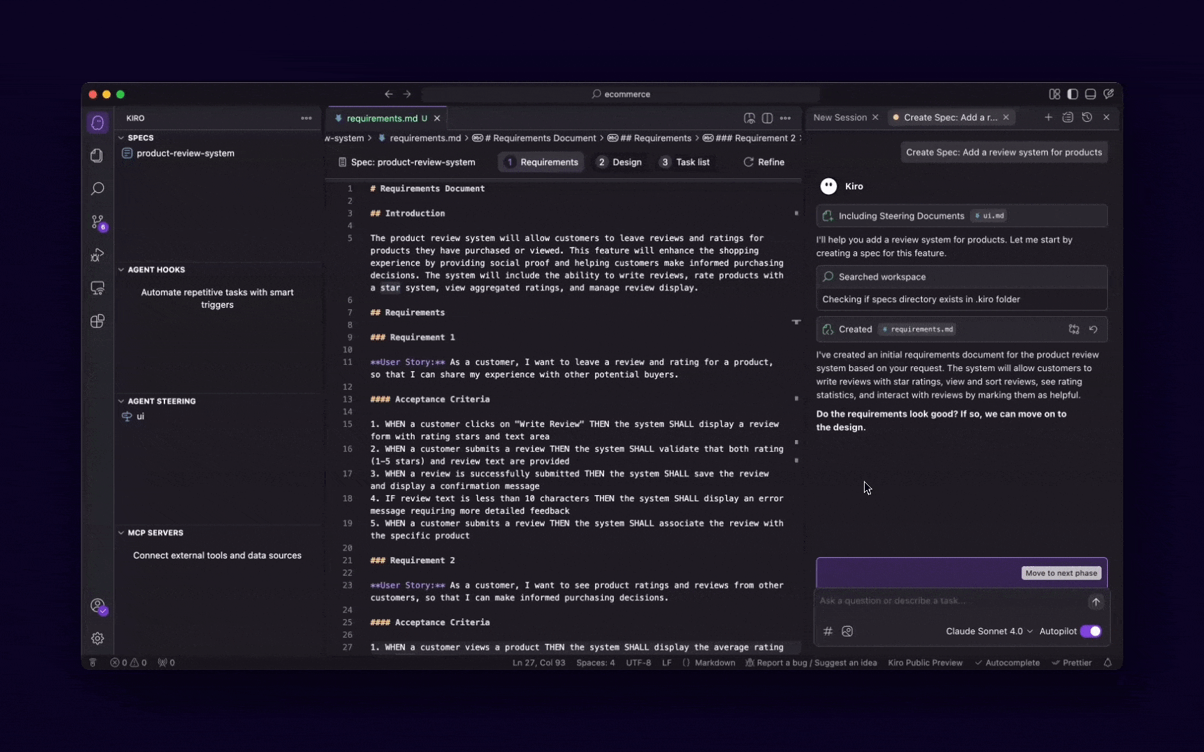 带有组件层次结构图的 IDE